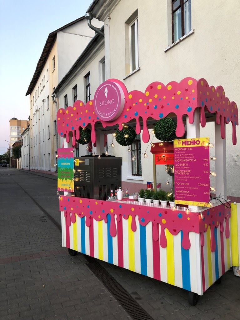 Продается торговая лавка с мороженным в Барановичах