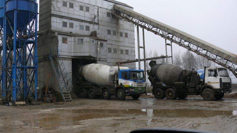 Действующий мобильный растворобетонный узел